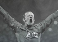 Wayne Rooney Painting
